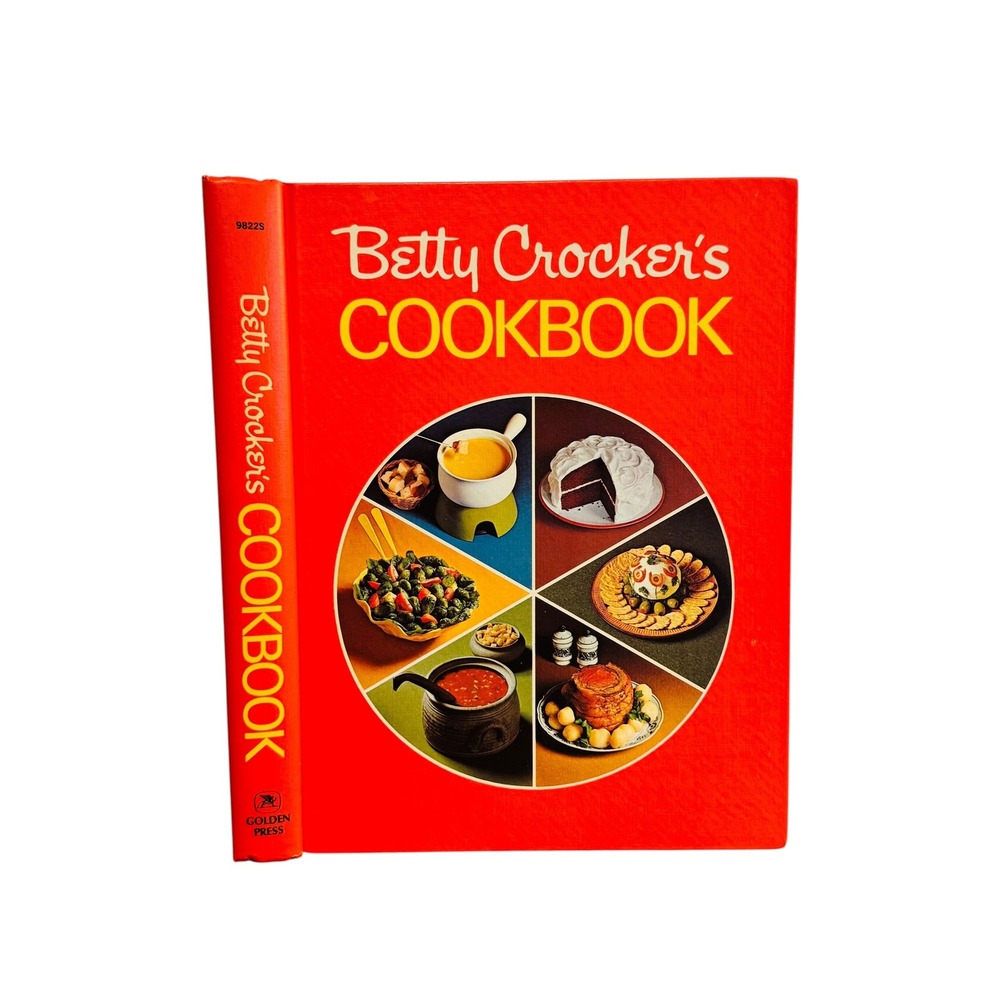 Betty Crocker's Cookbook 1972 Vintage Hardcover Red Golden Press Retro Recipes
